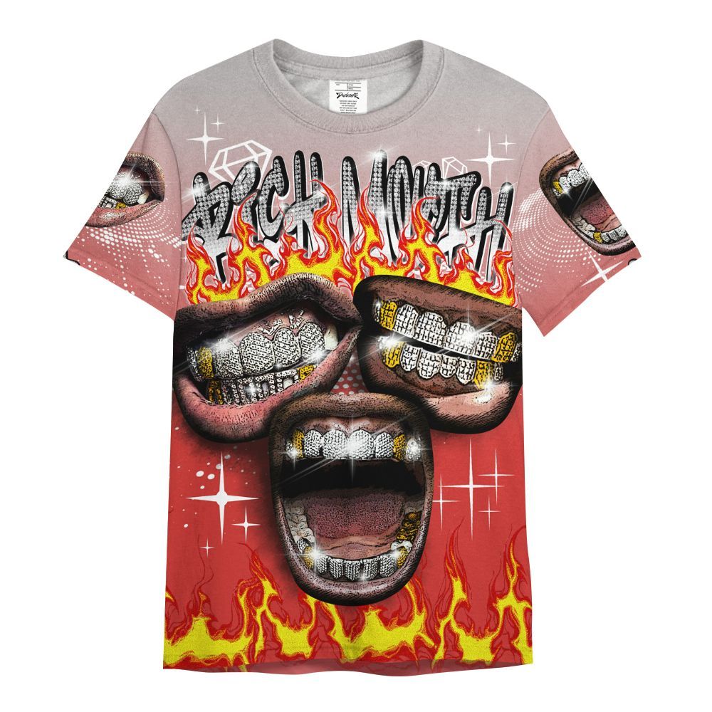 Shirt To Match Scoot Zeros ODD City - Rich Mouth Fire Rap Retro 90s All Over Print