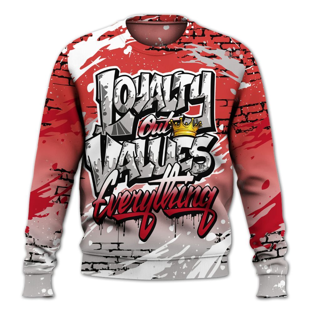 Sweatshirt To Match Scoot Zeros ODD City - Values Of Loyalty Drip All Over Print