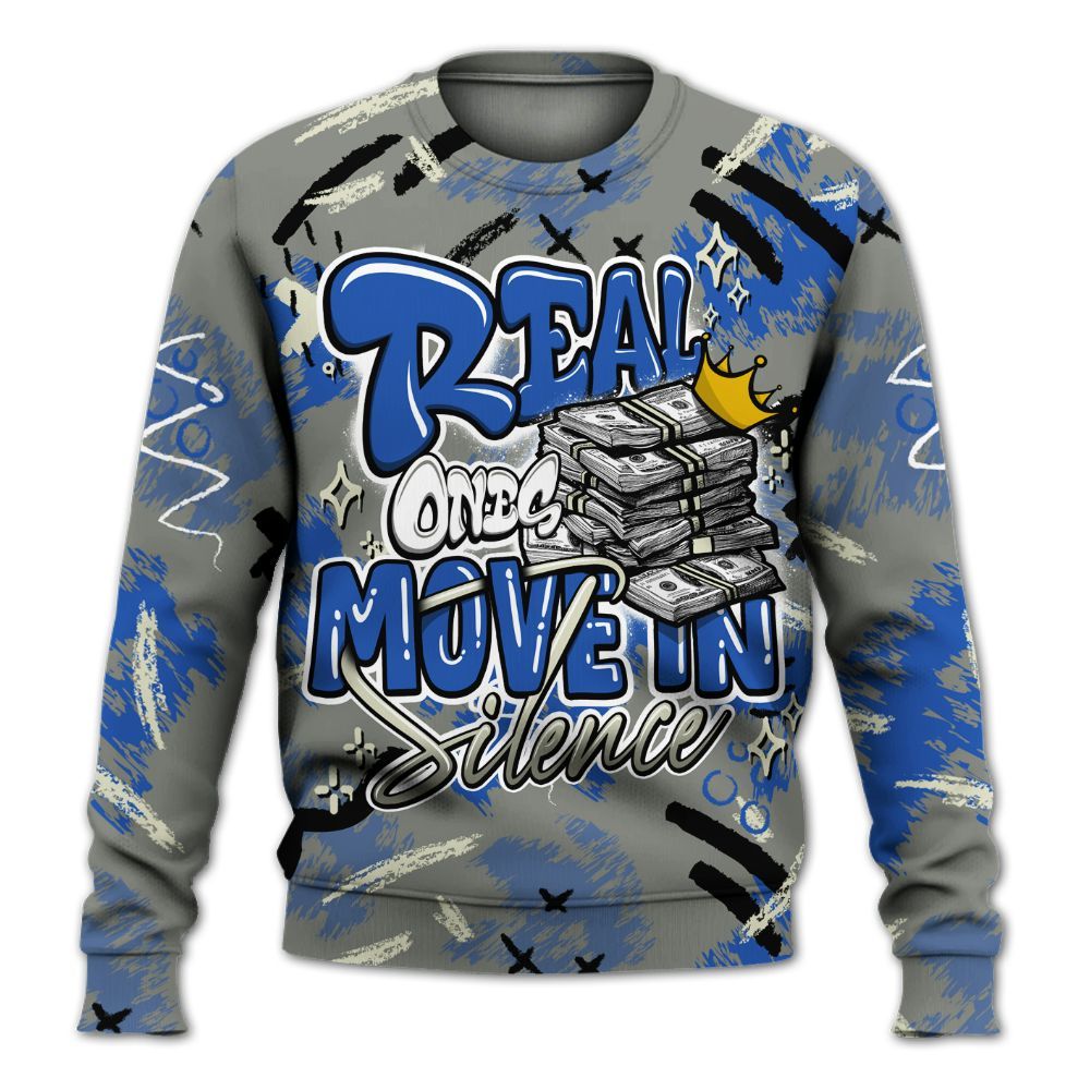 Sweatshirt To Match Lucky Shorts 3s - Real Ones Move In Streetwear All Over Print