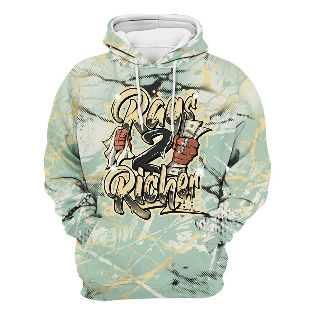 Hoodie To Match Joins Year Of The Snake 5s - Rag 2 Rich Graphic All Over Print