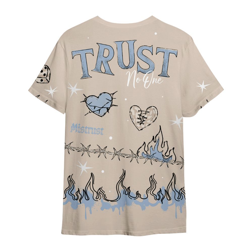 Shirt To Match Desert Sand 3s - Trust No One Snake-Bite Doodle Crayon All Over Print