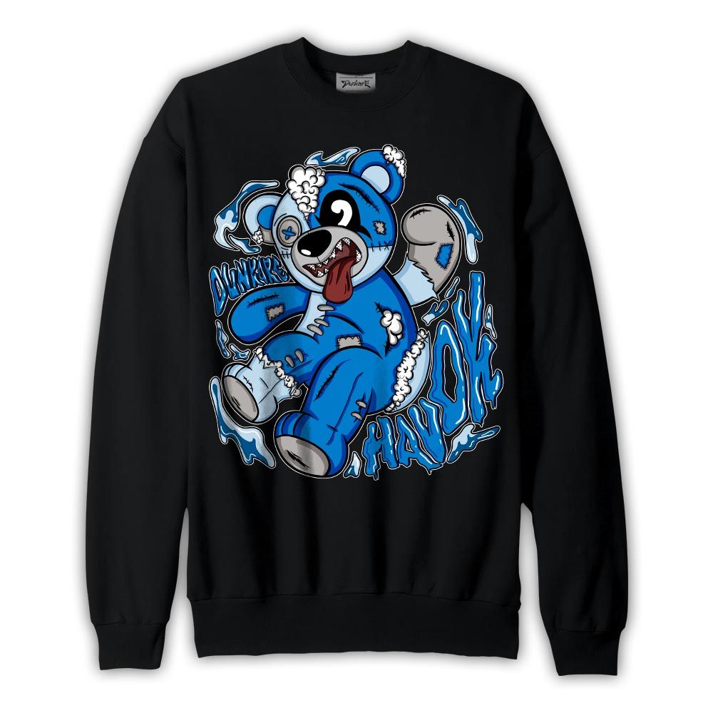 Sweatshirt To match Industrial Blue 4s Sweatshirt - Havok Bear Graphic