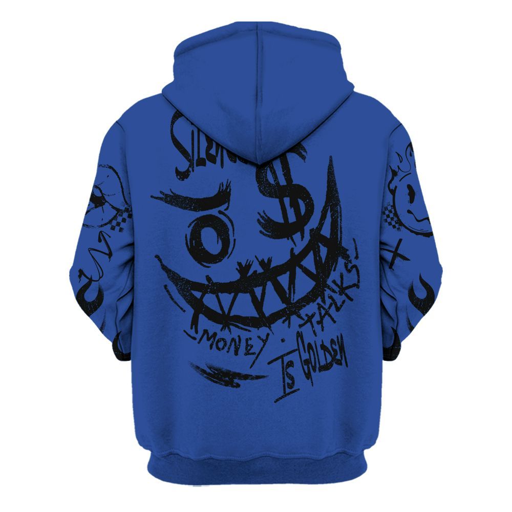 Hoodie To Match Retro Hyper Royal 13s - Mouth Burning Street Style All Over Print
