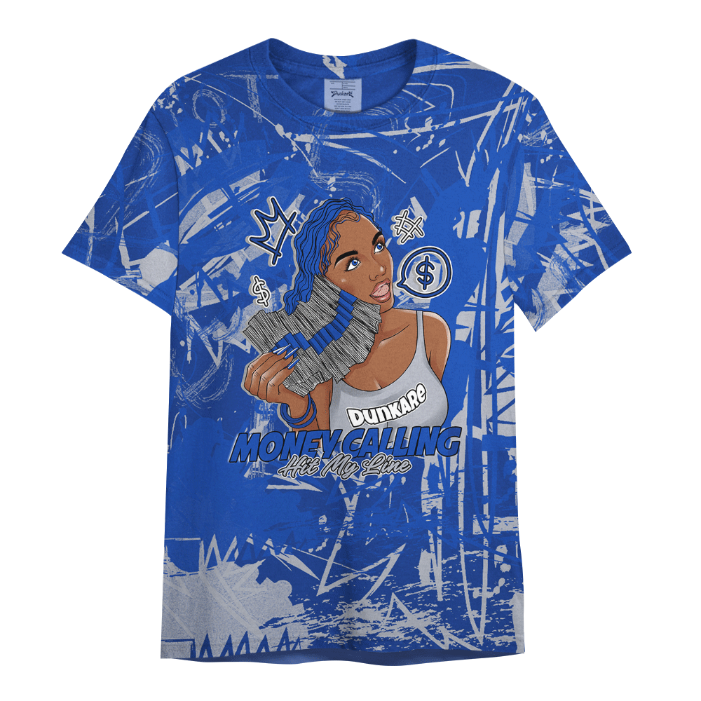 Shirt To Match Air Foamposite One Royal - Moneycall Unique Scratched Art Shirt Unisex