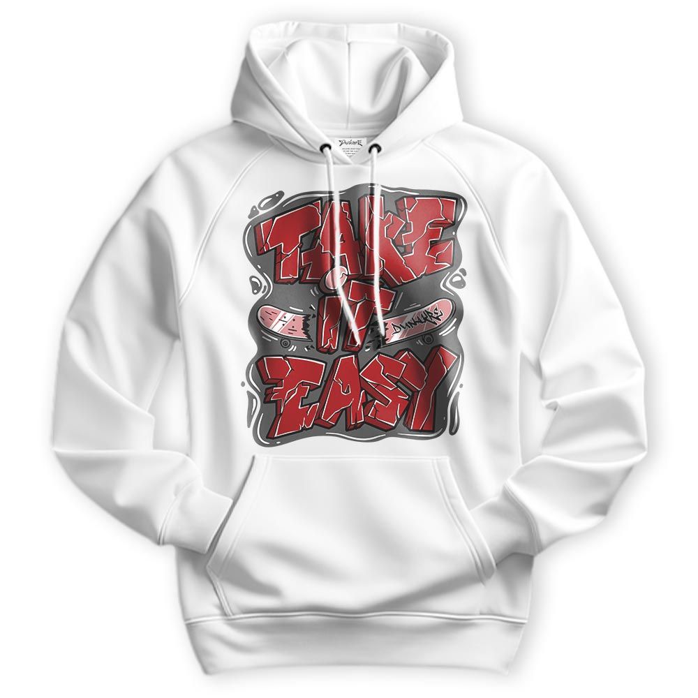 Sweatshirt To Match Red Taxi 12s Hoodie - Take It Easy Graffiti Hoodie Unisex
