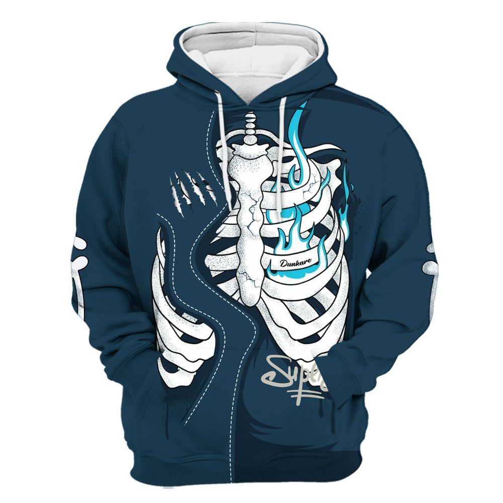 Hoodie To Match Air Navy Baltic Blue - It's The Kick For Me All Over Print