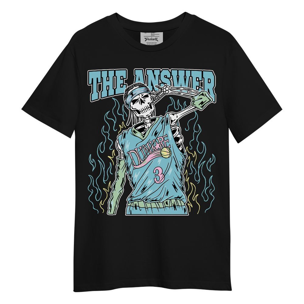 Shirt To Match SB Dunk Low Visty - Allen Answer Skeleton Unisex Shirt