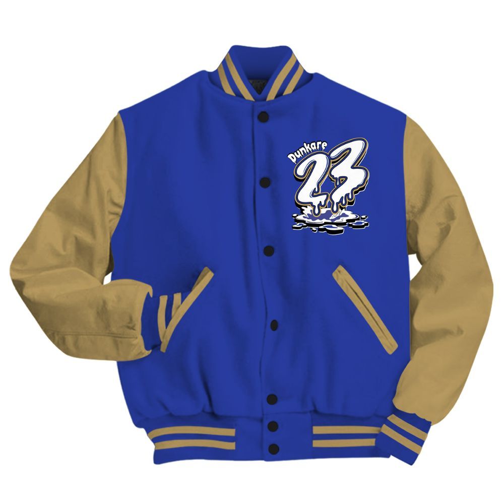 Varsity Jacket To Match Air 180 Concord - Custom Name 23 Drip All Over Print