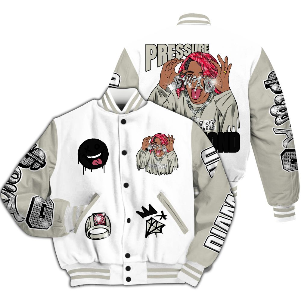 Varsity Jacket To Match Type 39s SOL - Pressures Makes Varsity Jacket To Match All Over Print