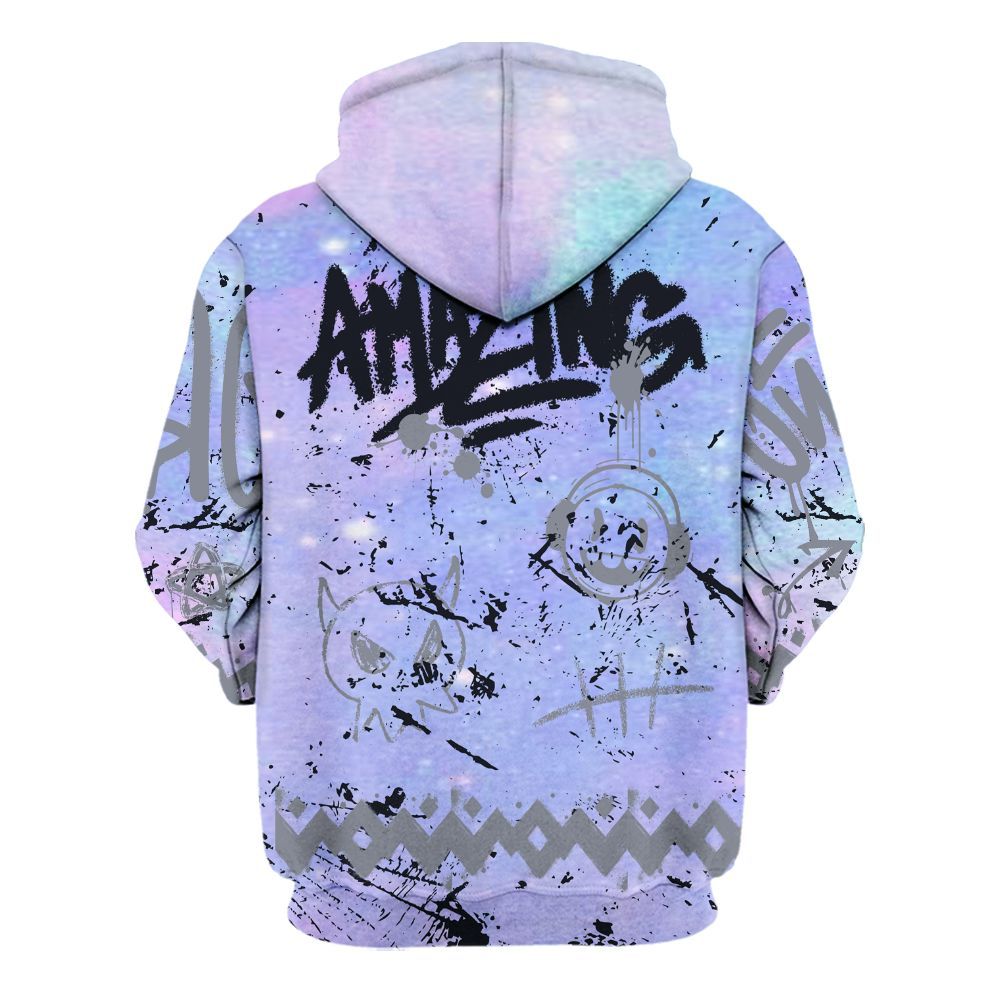 Hoodie To Match Zen Master 4s - Friday Sneaker Crayon All Over Print