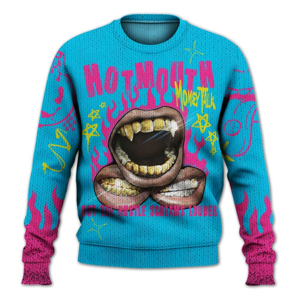 Knitted Sweater To Match Tokyo Nights Stewie 3s - Mouth Burning Street Style