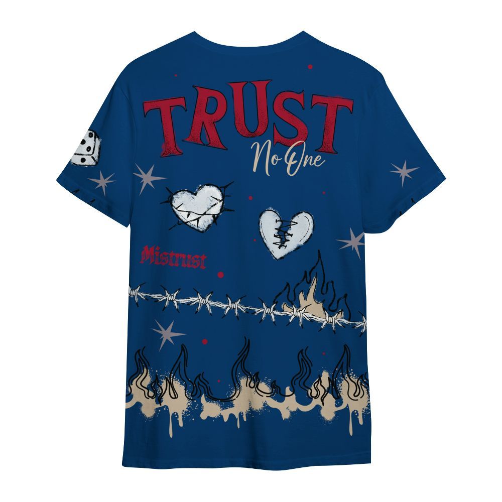 Shirt To Match Rare Air 4s - Trust No One Snake-Bite Doodle Crayon All Over Print