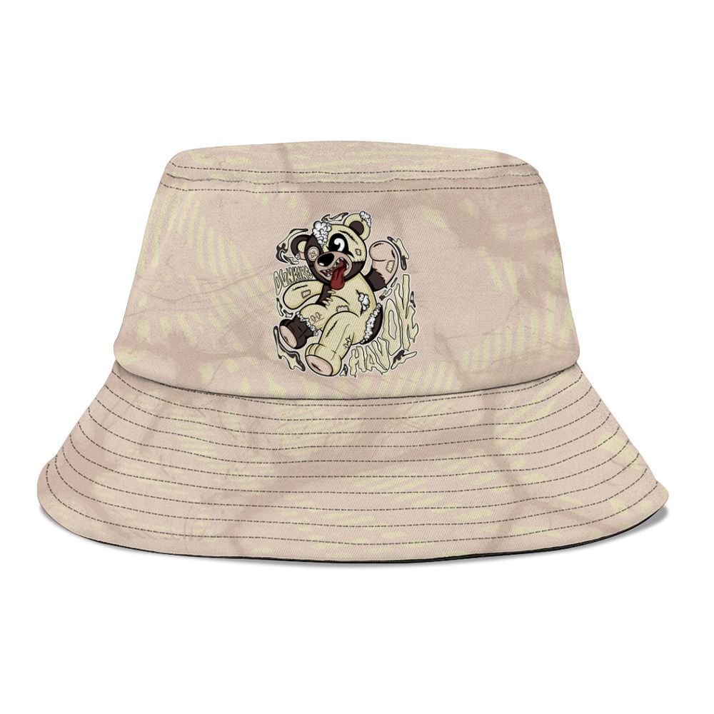 Bucket Hat To Match A Ma Maniere X Fossil Stone 4s - Havok Bear Graphic