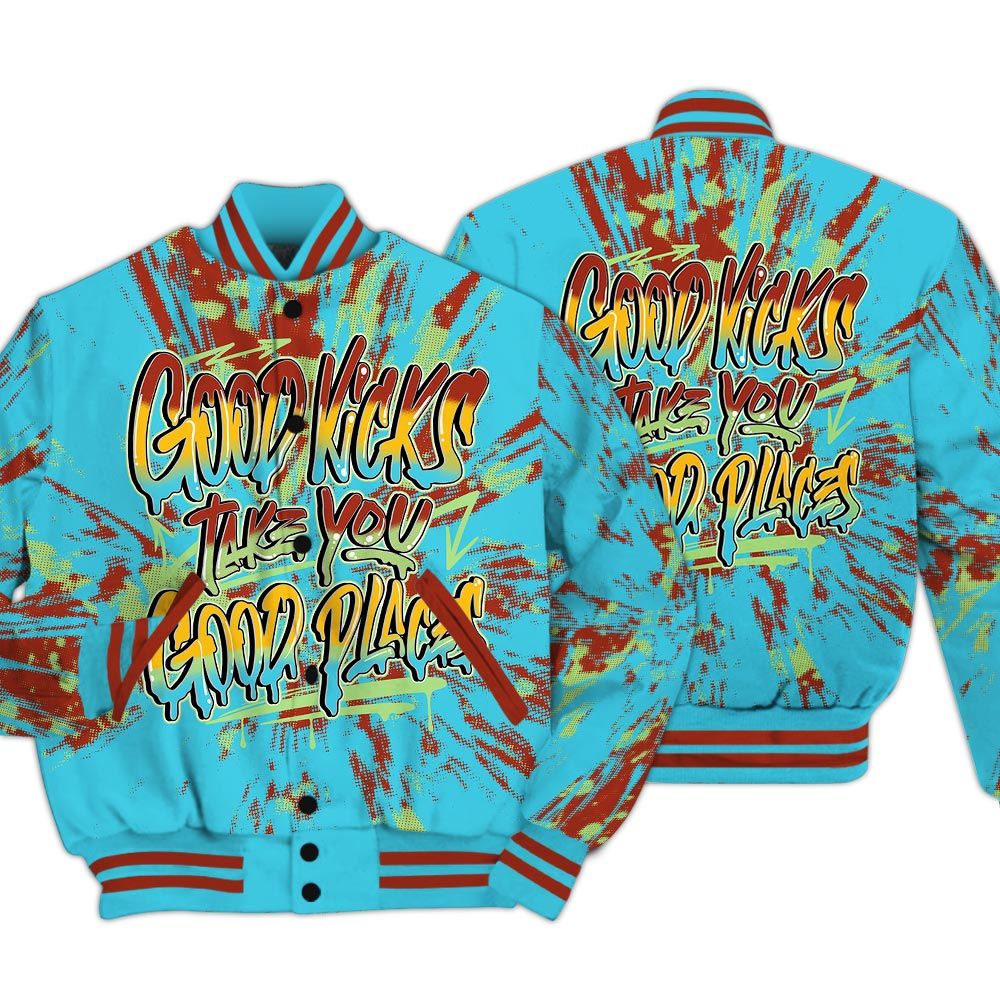 Varsity Jacket To Match SB Dunk Di'Orr Greenwood - Good Kick Good Places Luxury Varsity Jacket Unisex