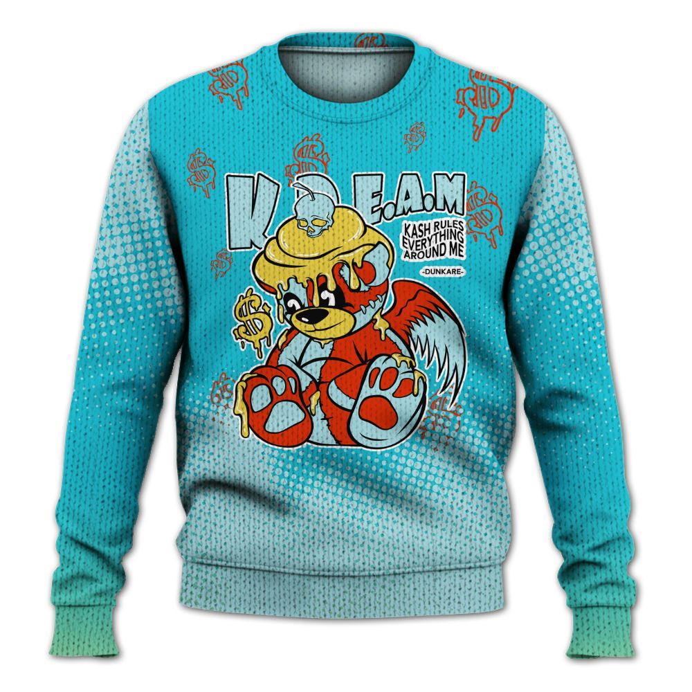 Knitted Sweater To Match Dunk Low KD 17 N7 - Loot Bear Unique Drip