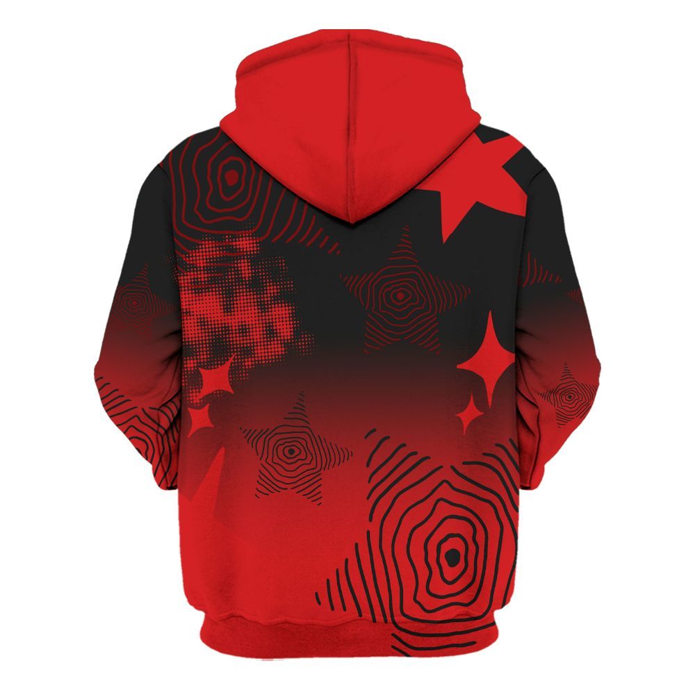 Hoodie To Match Low Bred 11s - Sneakerz Girlz Unique Starz All Over Print