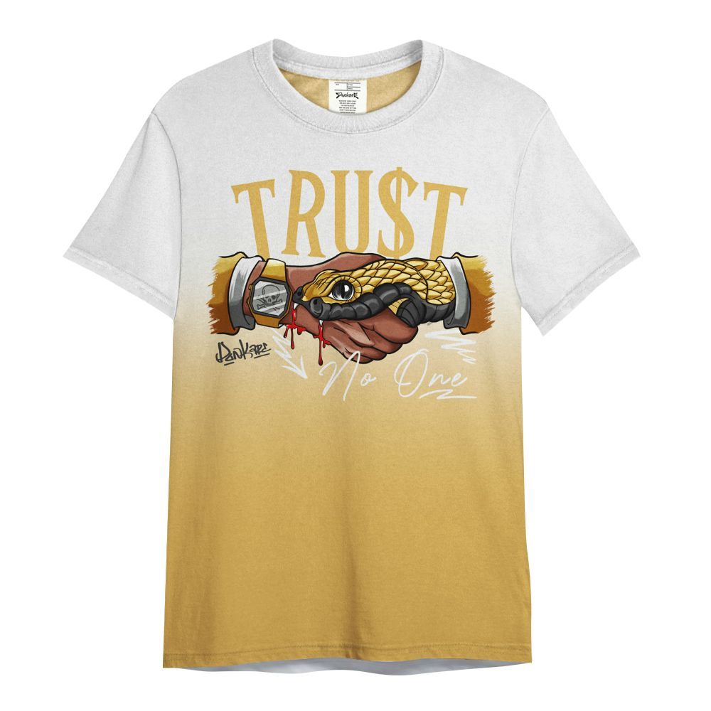 Shirt To Match Retro Light Ginger 14s - Snake Trust No One Drip All Over Print