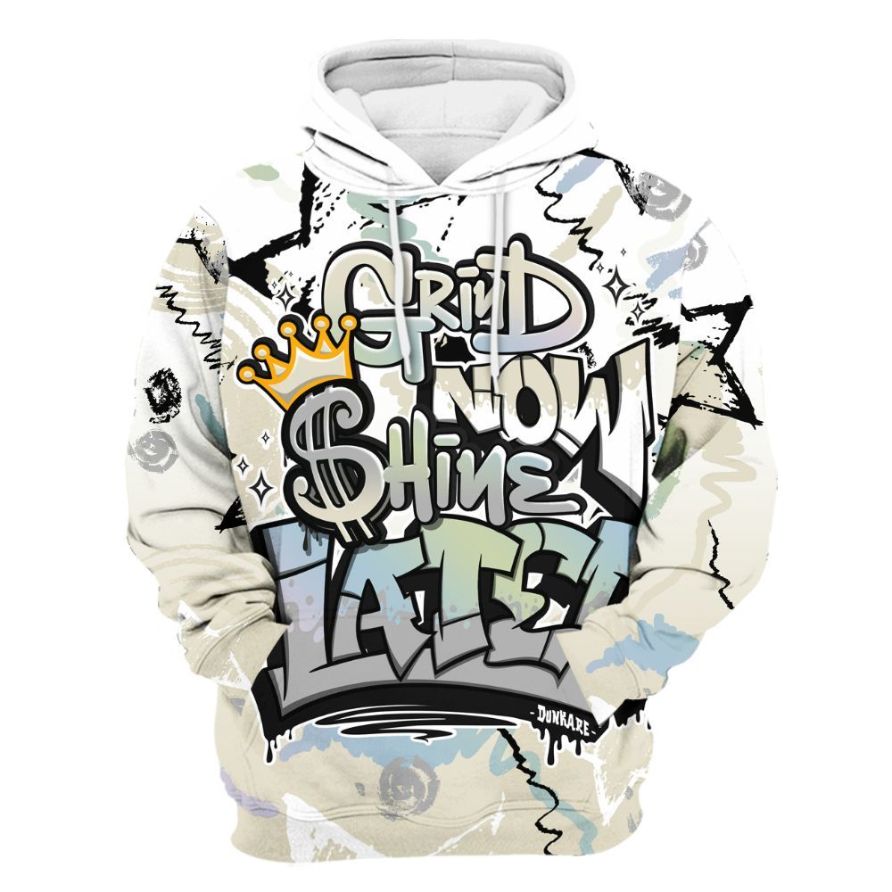 Hoodie To Match Joins Year Of The Snake 5s - Grind Shine Later Drip All Over Print