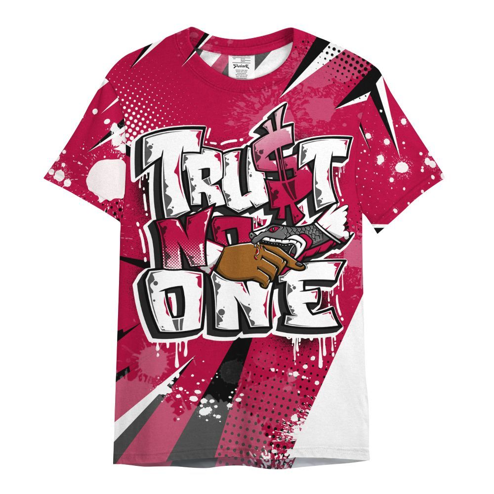 Shirt To Match Retro Chicago 2s - Poly Trust No One Dripping All Over Print