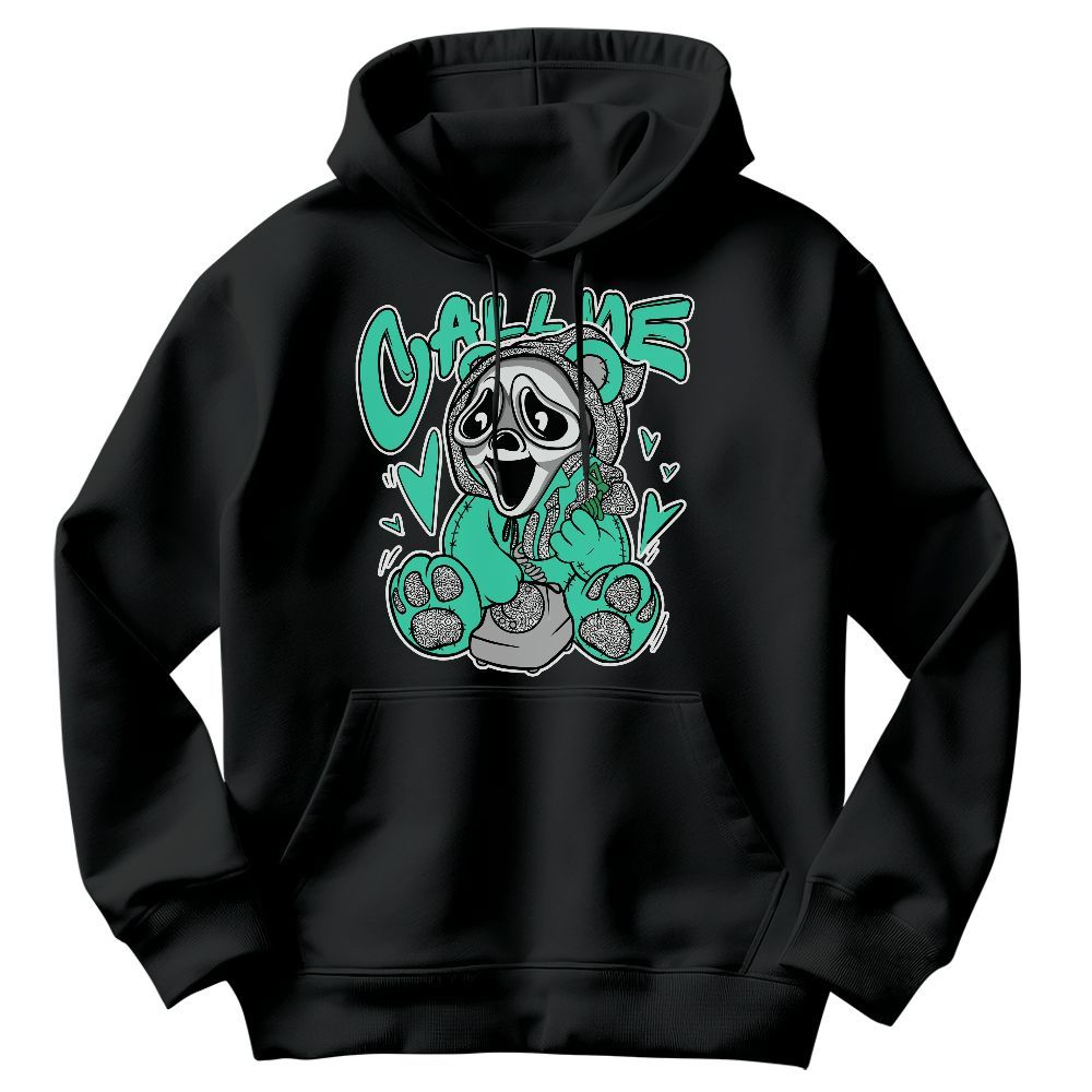 Sweatshirt To Match Black Green Glow 3s - Call Me Bear Graphic