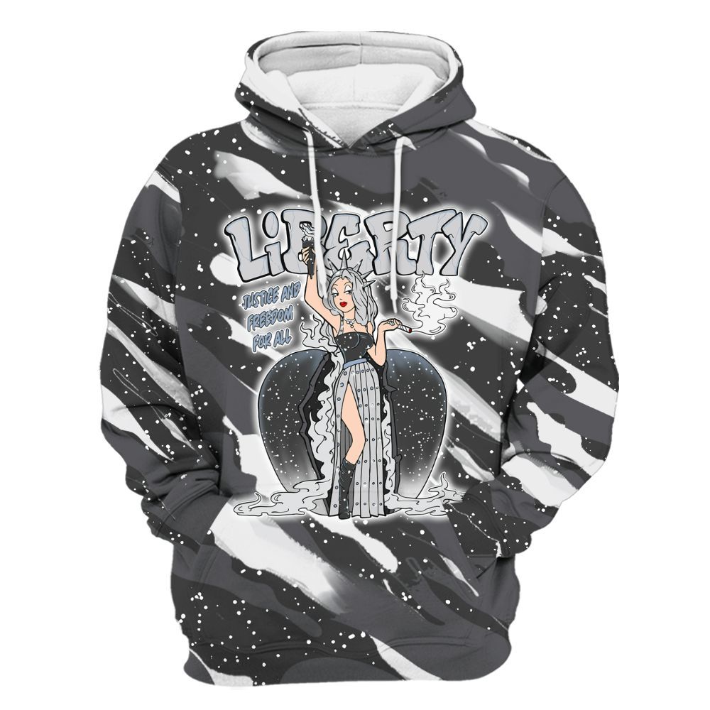 Hoodie To Match Reverse Oreo 6s - Midwest Cartoon Colored All Over Print