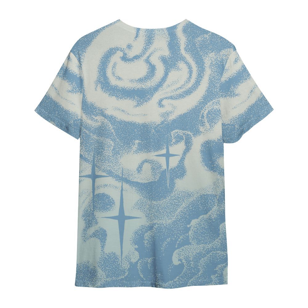 Shirt To Match Denim Worn Blue 2025 4s - Angel Hustle Money All Over Print