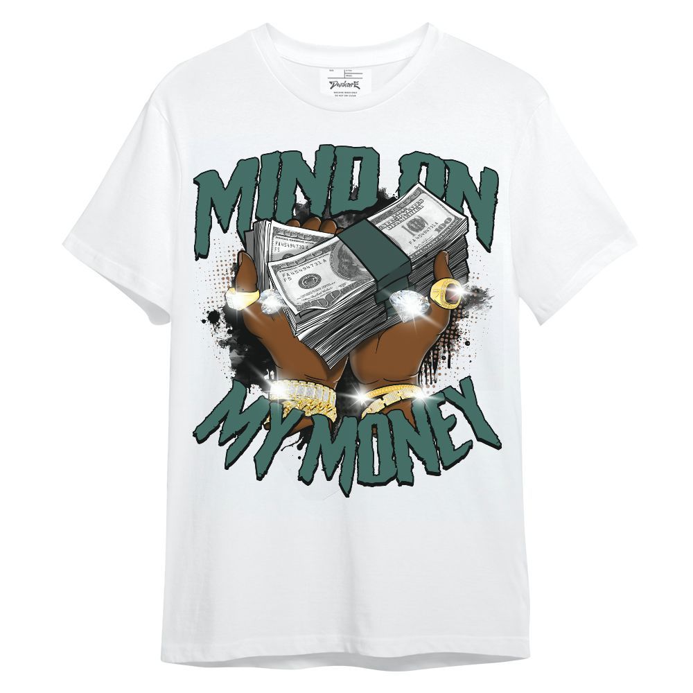 Shirt To Match Low OG Oxidized Green 1s - Mind On My Money Graphic Unisex Shirt