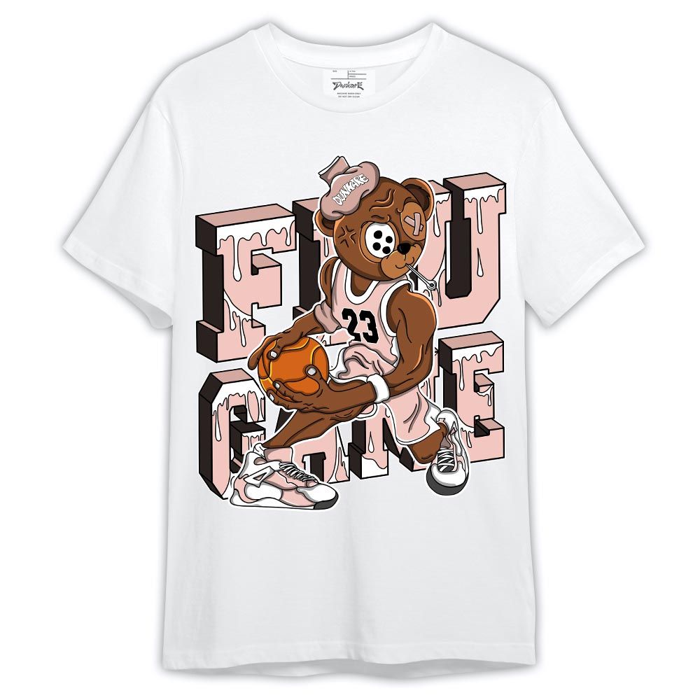 Shirt To Match Low Legend Pink 11s - Graphic Flu Game Bear Shirt Outfit