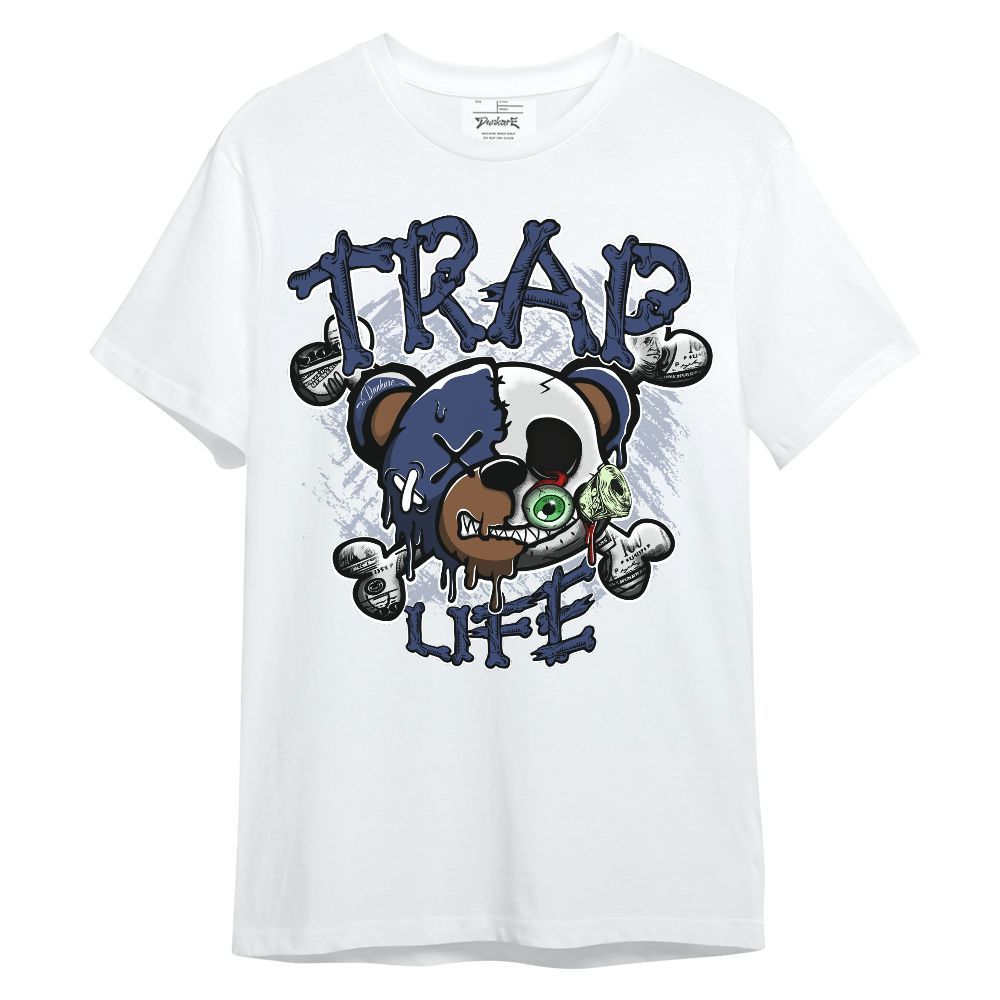 Shirt To Match Midnight Navy 13s - Trap Bear Skull Unisex Shirt