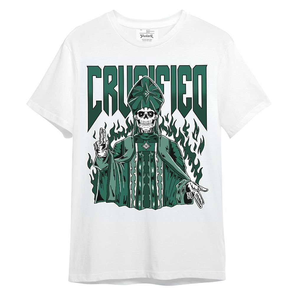 Shirt To Match Oxidized Green 4s - Crucified Skeleton Unisex Shirt