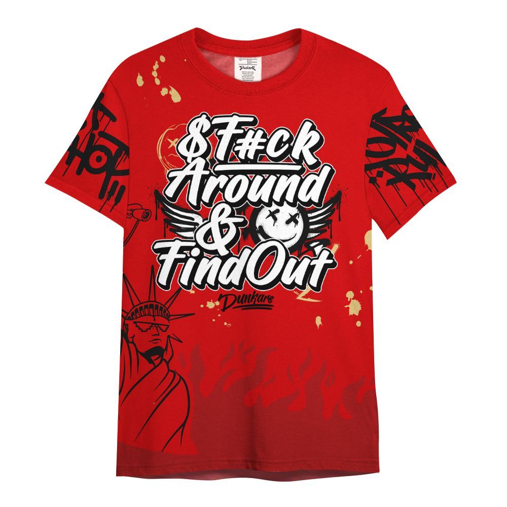 Shirt To Match Ja 2 Halloween - Graphic Fck Around Find Out All Over Print