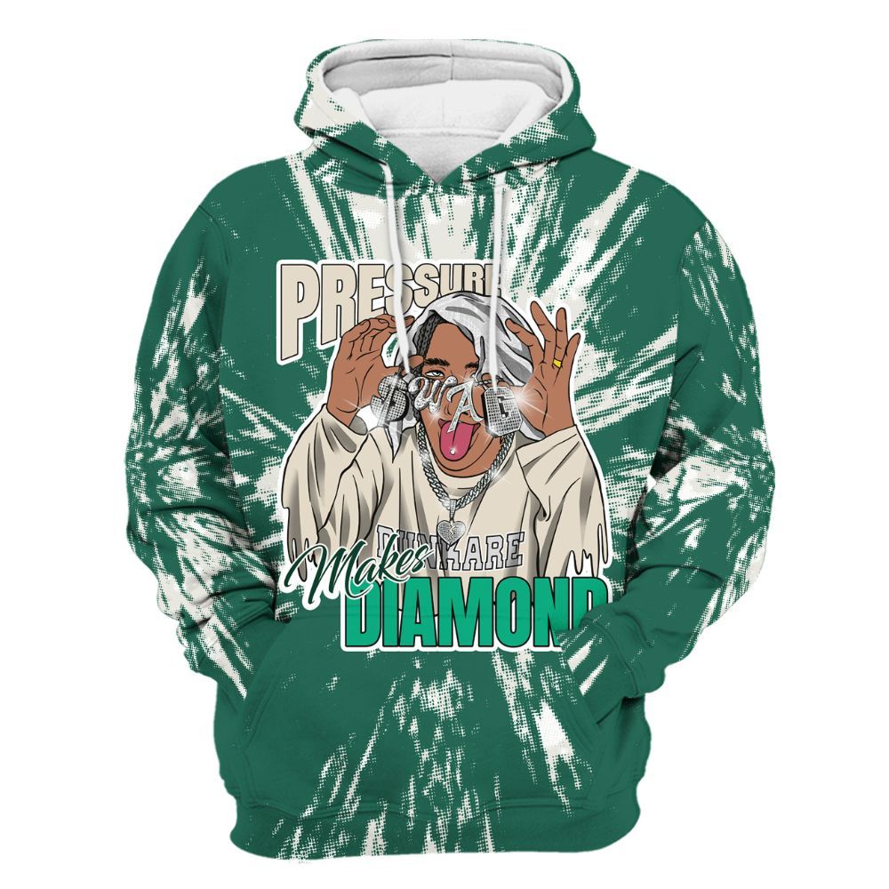 Hoodie To Match Oxidized Green 4s - Pressures Makes Hoodie To Match Lux All Over Print