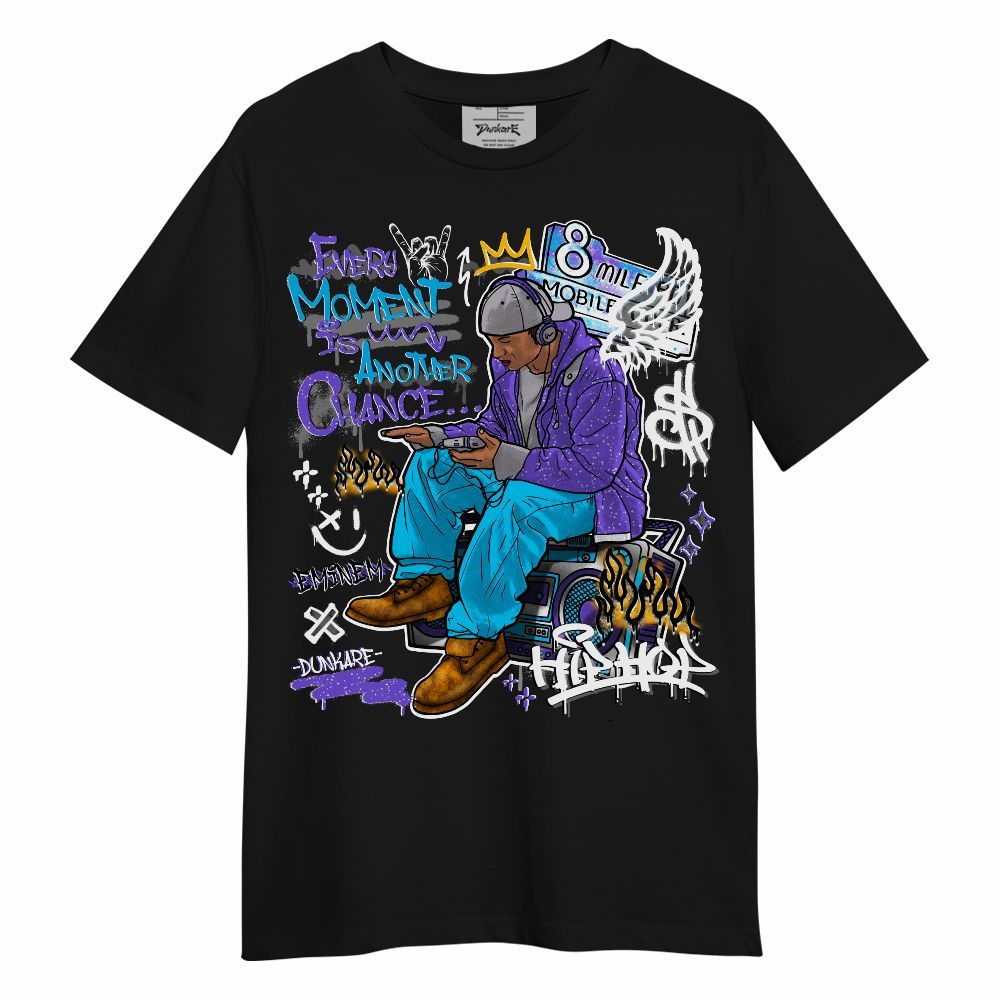 Shirt To Match Retro Aqua 8s - 8Mile Movie Graffiti Graphic