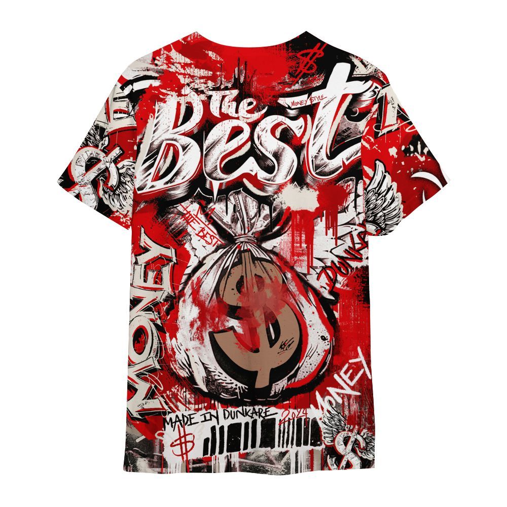 Shirt To Match Low OG Howard University 1s - The Best Money All Over Print