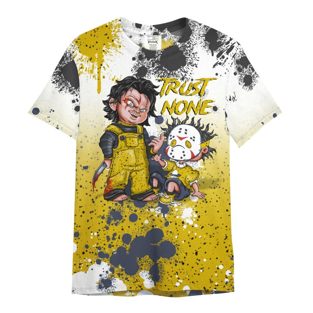 Shirt To Match Retro Tour Yellow 2026 4s - Trust No One Scary All Over Print