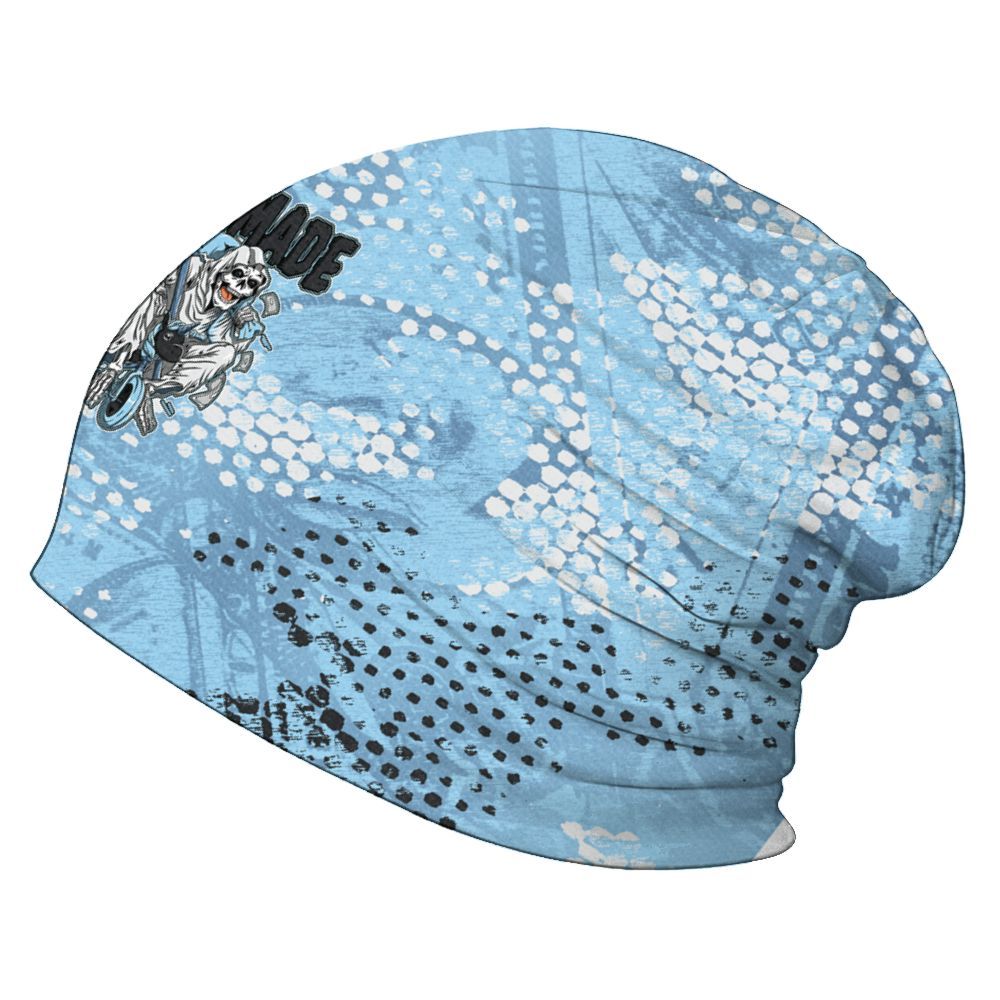 Beanie Hat To Match Legend Blue 11s - Self Make Skeleton Banknotes Art Graphic