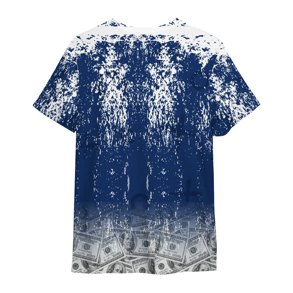 Shirt To Match High OG Deep Royal Blue 1s - Selfmade Unique Grunge All Over Print