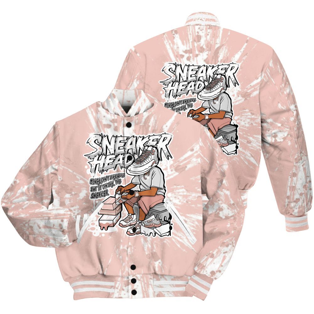 Varsity Jacket To Match Low Legend Pink 11s Shirt - Sneakers Headache Graphic Luxury All Over Print