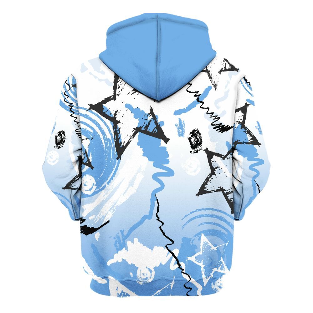 Hoodie To Match University Blue 6s - Grind Shine Later Drip All Over Print