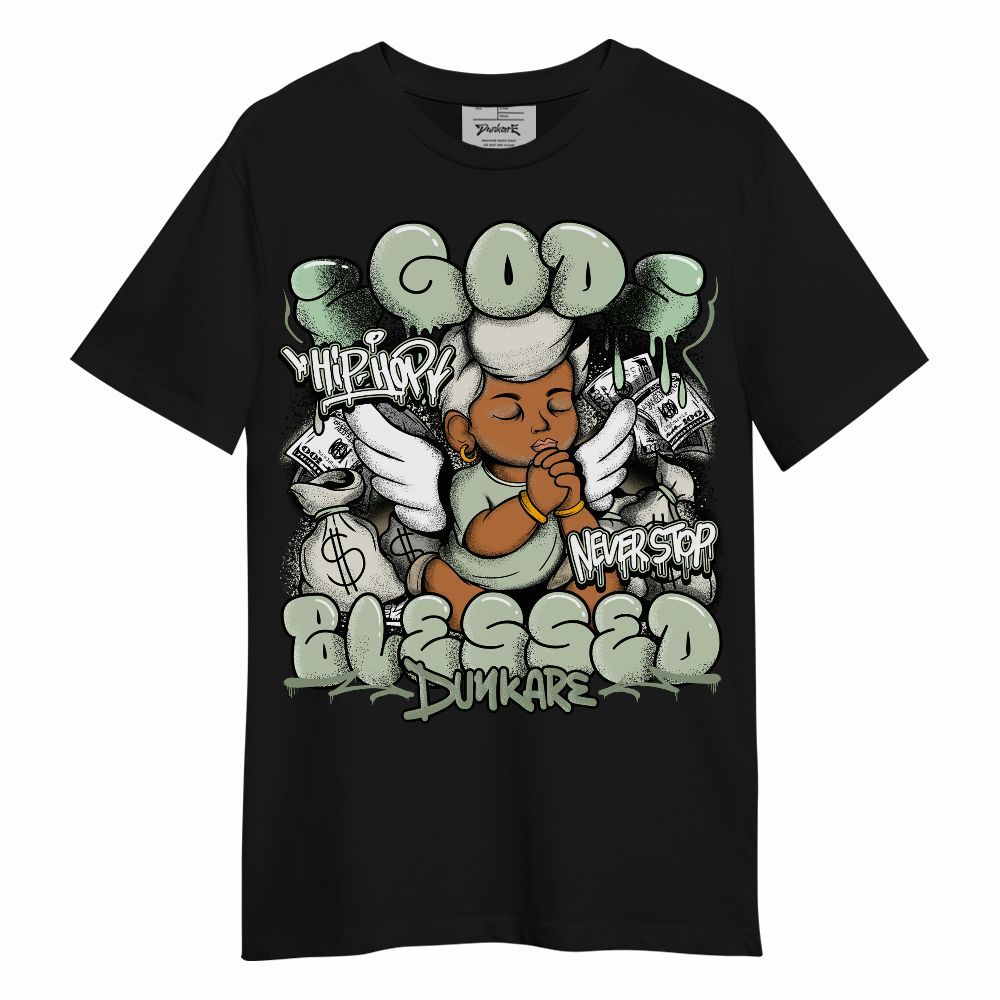 Shirt To Match Seafoam Sail 4s - God Blessed Graphic