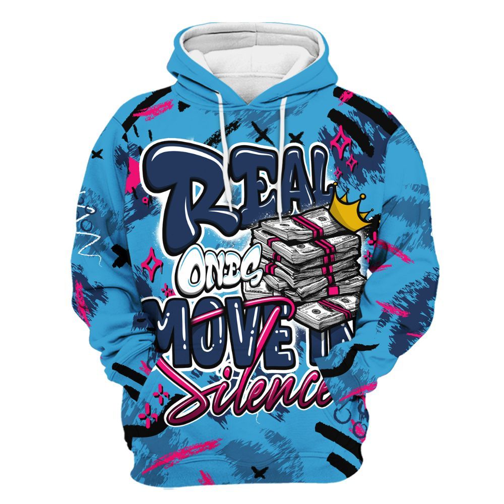 Hoodie To Match Air Max 180 University Blue - Real Ones Move In Streetwear All Over Print