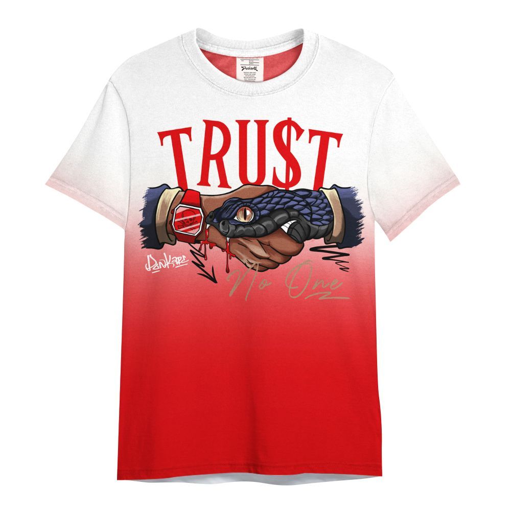 Shirt To Match Low OG Howard Bison 1s - Snake Trust No One Drip All Over Print