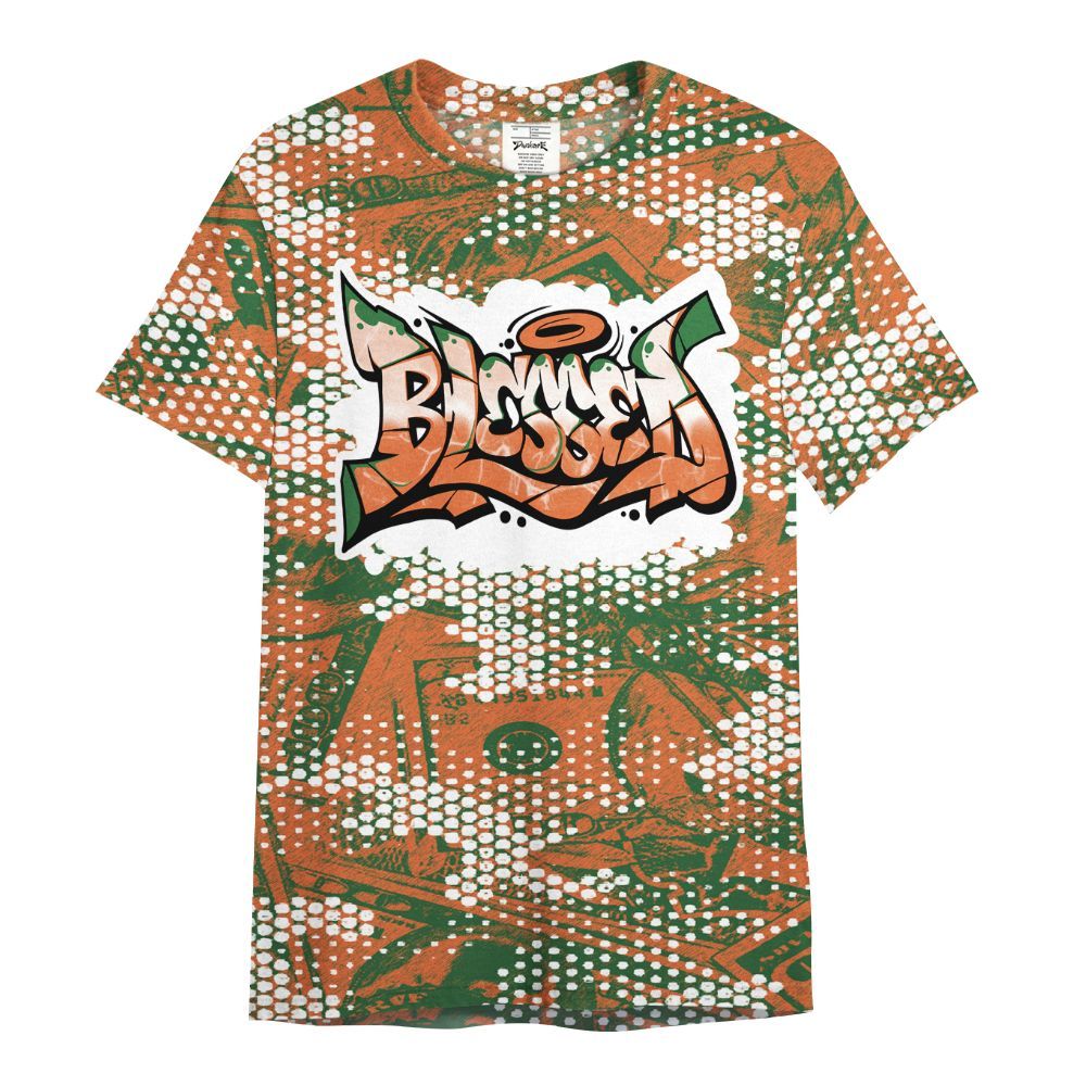 Shirt To Match Low Miami 5s - Blessing Graphic Banknotes All Over Print