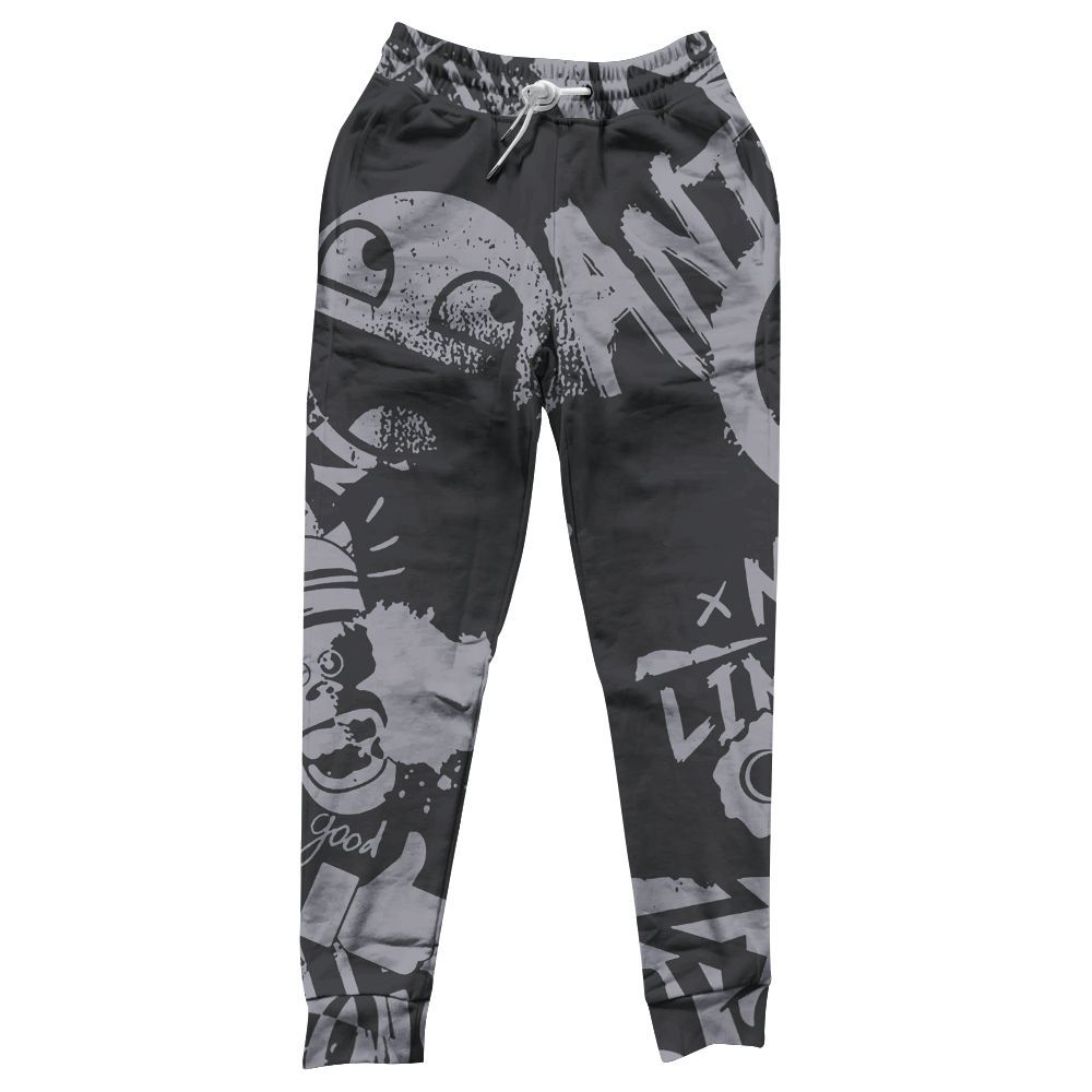 Sweatpant To Match Fear 4s - Monogram Graffiti All Over Print