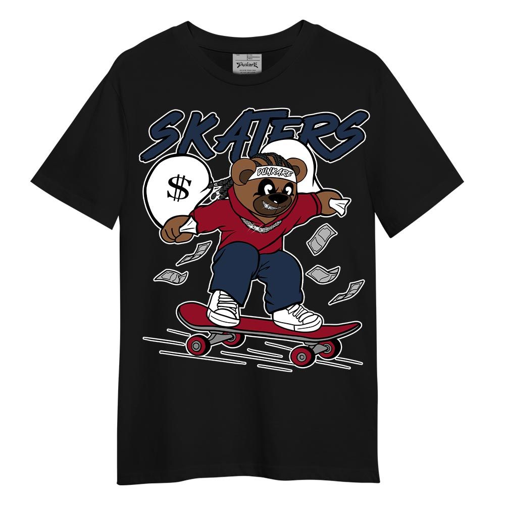 Shirt To Match Retro Navy Blue 2024 6s - Skaters Bear Shirt Unisex