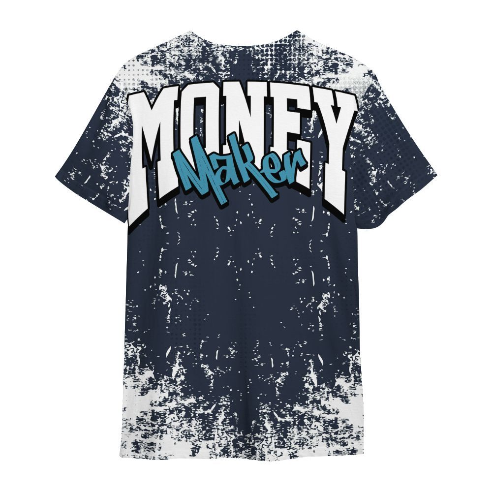 Shirt To Match Retro Obsidian 13s - Move In Silence Money Street Retro All Over Print