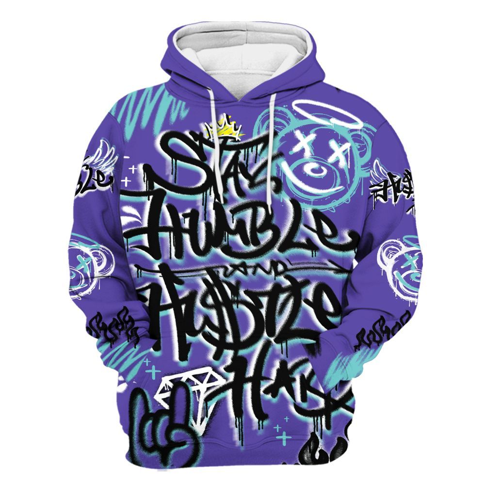 Hoodie To Match Low Hornets 1s - Humble Drip Streetwear Graffity All Over Print