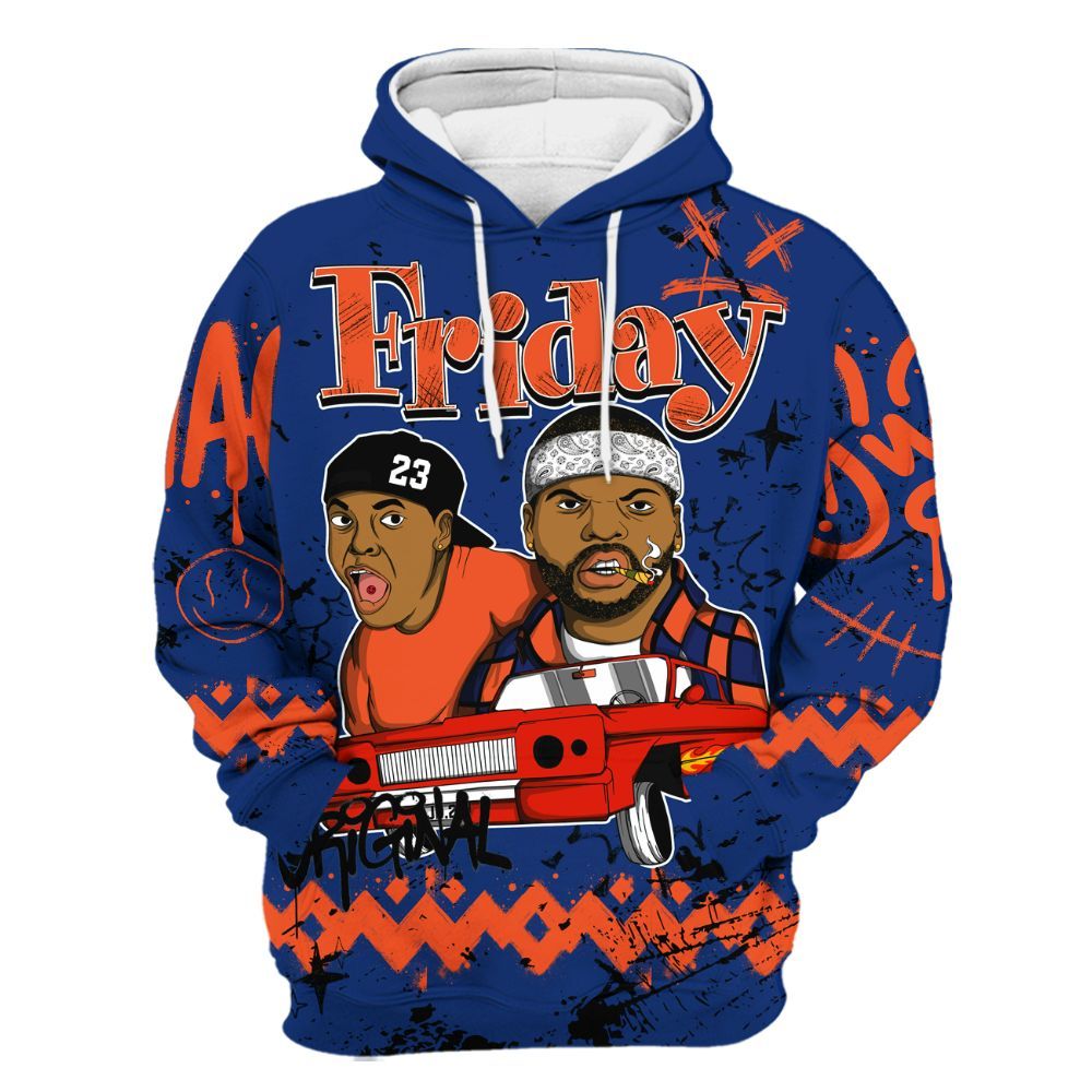 Hoodie To Match Suede GS League - Friday Sneaker Crayon All Over Print