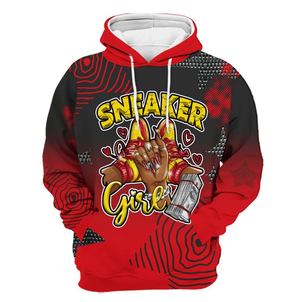 Hoodie To Match Ferrari 14s - Sneakerz Girlz Unique Starz All Over Print