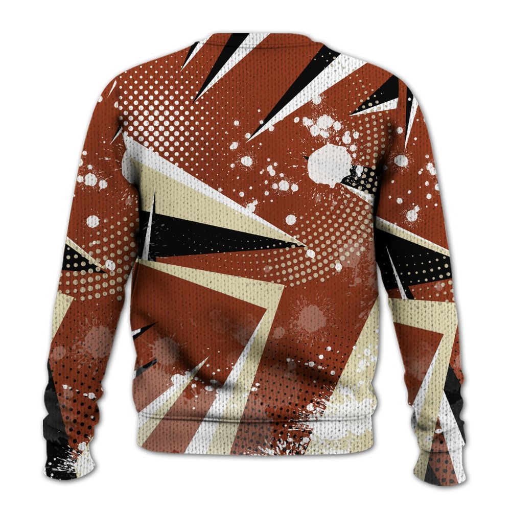 Knitted Sweater To Match Retro Eastside Golf 12s - Poly Trust No One Dripping